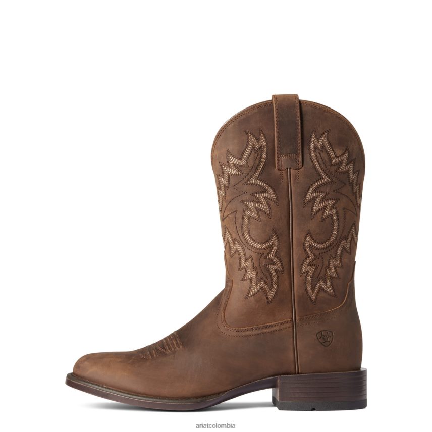 Ariat De Los Hobres Rabler Arnés Western Estilo De Vida Bota, Tuffed